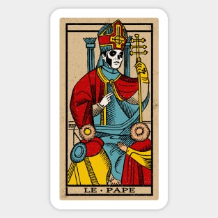 Le Pape Emeritus Tarot Card Sticker
